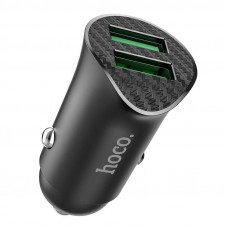 Автомобильное зарядное устройство Hoco Z39 QC3.0 (2USB) - Черный