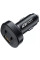 Автомобильное зарядное устройство Acefast B3 66W(USB-C+USB-C+USB-A) three-port metal car charger - Black