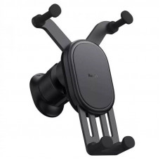 Автотримач з Бездротовий зарядний пристрій Baseus Stable Gravitational Car Mount Pro 15W (Air Outlet Version) (SUWX03) - Black