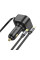 Автомобільний зарядний пристрій Hoco NZ13 Clever PD30W with telescopic cable Type-C to Lightning - Black