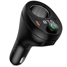 Автомобільний зарядний пристрій FM модулятор Hoco E88 Star cigarette lighter 35W (2USB-C) - Black