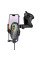 Автодержатель с Беспроводное зарядное устройство Hoco HW34 Blue whale 3-axis linkage wireless 15W (center console) - Black - фото
