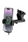 Автотримач з БЗП Borofone BH222 Leading 15W (center console) - Black / Metal gray - фото