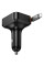 Автомобільний зарядний пристрій Hoco NZ18 Guardian PD65W with retractable cable (1USB-A/2C) - Black - фото