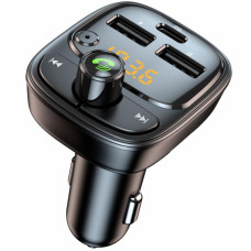 Автомобильное зарядное устройство FM модулятор Amaya ACC-T02 PD30W (2USB-A/1C) - Black