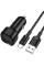 Автомобильное зарядное устройство Borofone BZ34 Cloud QC3.0 (1USB-A) + кабель USB to Type-C Black - фото