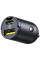 Автомобільний зарядний пристрій Baseus Tiny Star Mini 30W (1USB-A/1C) (C00035001121) - Cosmic Black - фото