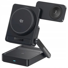Беспроводное зарядное устройство Baseus PicoGo AF21 Portable 3in1 35W Qi2.2 (E02054) Cosmic Black