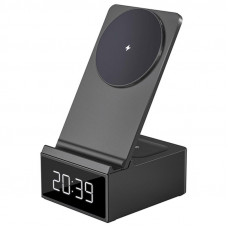 Беспроводное зарядное устройство WIWU Wi-W011 3 in 1 wireless charger - Black