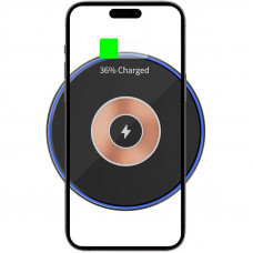 Бездротовий зарядний пристрій WIWU Wi-W013 15W wireless charger - Black