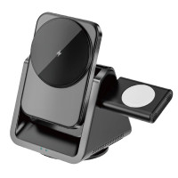 БЗП WIWU Wi-W018 3 in 1 wireless charger - Grey