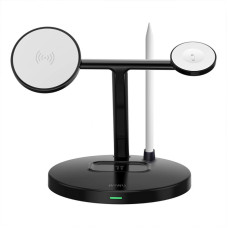 Беспроводное зарядное устройство WIWU Wi-W032 Magnetic 4 in 1 Cableless Charger - Black
