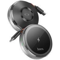 БЗП Hoco CQ18 Flash 2in1 Magnetic + iWatch (with retractable cable Type-C) - Silver