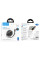 Беспроводное зарядное устройство Hoco CQ18 Flash 2in1 Magnetic + iWatch (with retractable cable Type-C) - Silver - фото