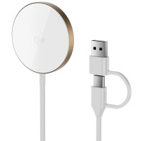 Беспроводное зарядное устройство WIWU Wi-W029 MagCircle Qi2 15W - Gold