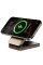 Беспроводное зарядное устройство WIWU Wi-W038 Triple 3 in 1 wireless charger - Gold - фото