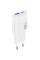 Сетевое зарядное устройство WIWU G033 Essen PD30W+QC3.0 GaN (1USB-A/1C) - White - фото