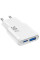Сетевое зарядное устройство WIWU G033 Essen PD30W+QC3.0 GaN (1USB-A/1C) - White - фото