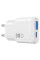 Сетевое зарядное устройство WIWU G033 Essen PD30W+QC3.0 GaN (1USB-A/1C) - White - фото