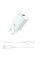 Сетевое зарядное устройство WIWU G006 Essen QC3.0 18W GaN (1USB-A) + кабель USB to Lightning - White - фото