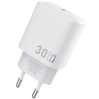 Сетевое зарядное устройство WIWU G008 Essen PD30W GaN (1USB-C) White