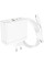 Сетевое зарядное устройство Borofone BN11 Imperial PD100W+QC3.0 (1USB-A/2C) + кабель Type-C to Type-C - White - фото