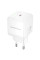 Мережевий зарядний пристрій Borofone BN18 Intenso PD20W (1USB-C) - White - фото