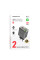 Мережевий зарядний пристрій Borofone BN20 Lena PD35W+QC3.0 (1USB-A/1C) - Metal gray - фото