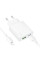 Сетевое зарядное устройство Borofone BN25 Wish PD30W+QC3.0 (1USB-A/1C) + кабель Type-C to Lightning - White - фото