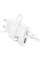 Сетевое зарядное устройство Borofone BN25 Wish PD30W+QC3.0 (1USB-A/1C) + кабель Type-C to Lightning - White - фото
