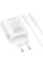 Сетевое зарядное устройство Borofone BA109A Star PD40W (1USB-C) + кабель Type-C to Type-C - White - фото