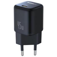 Мережевий зарядний пристрій Baseus EnerFill FN22 Fast Charger PD45W (1USB-C) (E01233) Cosmic Black