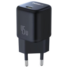 Сетевое зарядное устройство Baseus EnerFill FN22 Fast Charger PD45W (1USB-C) (E01233) Cosmic Black