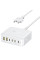 Сетевое зарядное устройство Baseus EnerFill FH21 PD120W+QC3.0 6in1 (2USB-A/4C) (E0120T) - Moon White - фото
