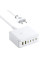 Сетевое зарядное устройство Baseus EnerFill FH21 PD120W+QC3.0 6in1 (2USB-A/4C) (E0120T) - Moon White - фото