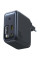 Сетевое зарядное устройство Baseus EnerCore CJ11 PD100W+QC3.0 with retractable cable (1USB-A/2C) (E0120M) - Cluster Black - фото