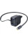 Сетевое зарядное устройство Baseus EnerCore CJ11 PD45W with retractable cable (2USB-C) (E0120G) - Cosmic Black - фото