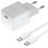 Сетевое зарядное устройство Baseus Palm Fast Charger 20W (1USB-C) + кабель Type-C to Type-C (P10111602) - Moon White