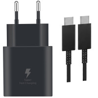 Сетевое зарядное устройство Amaya SC25CC PD25W (1USB-C) + кабель Type-C to Type-C Black