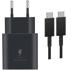 Мережевий зарядний пристрій Amaya SC45CC PD45W (1USB-C) + кабель Type-C to Type-C Black