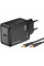 Сетевое зарядное устройство Amaya E218S PD20W+QC3.0 (1USB-C) + кабель Type-C to Type-C Black - фото