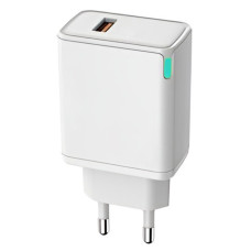Мережевий зарядний пристрій Amaya E212S QC3.0 20W (1USB-A) White