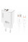 Сетевое зарядное устройство Amaya E67D PD20W+QC3.0 (1USB-A/1C) + кабель USB to Type-C White - фото