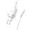 Мережевий зарядний пристрій Hoco C12Q Smart QC3.0 18W (1USB-A) + кабель USB to MicroUSB - Білий