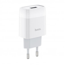 Сетевое зарядное устройство (зарядка) Hoco C72A (1USB/2.1A) - Белый