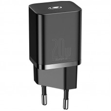 Сетевое зарядное устройство (зарядка) Baseus Super Si Quick Charger 1C 20W (CCSUP-B) - Черный