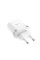 Мережевий зарядний пристрій (зарядка) Hoco C12 Charger + Cable (Micro) 2.4A 2USB - Білий - фото