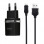 Мережевий зарядний пристрій Hoco C12 Charger + Cable Lightning 2.4A 2USB - Чорний