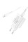 Сетевое зарядное устройство (зарядка) Hoco N22 Jetta PD25W (1USB-C) + кабель Type-C to Lightning - Белый - фото