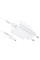 Сетевое зарядное устройство (зарядка) Hoco N22 Jetta PD25W (1USB-C) + кабель Type-C to Lightning - Белый - фото
